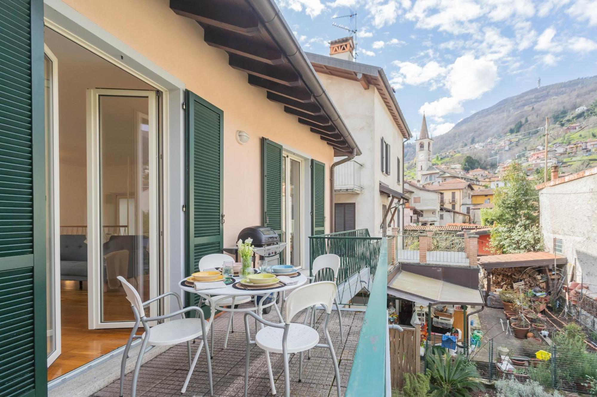 Ponente Balcony & Garden By Rent All Como Gravedona Luaran gambar
